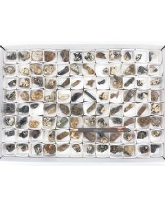 Aegirine, Smoky Quartz xls; Mt. Malosa, Zomba, Malawi; 1 unique flat (34)