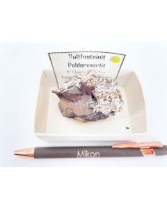 Bultfonteinite xls; N Chwaning Mine, Kalahari Manganese Field, Kuruman, South Africa; Scab