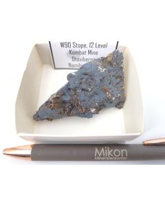 Defernit, Copper, Hausmannite; W90 Stope 20 Level, Kombat Mine, Namibia; Cab 