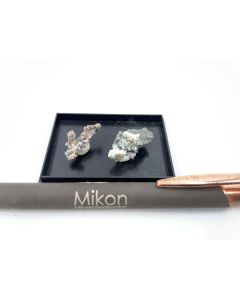 Silver, nat. xls; Bouismas Mine, Bou Azzer, Morocco; 2 x Min