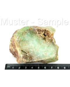 Quartz (Var. Chrysoprase); Poland; Scab