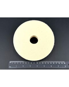 Felt lap, hard, 5 7/8 Inch diameter, 1 Inch strength, 1 1/4 Inch bore