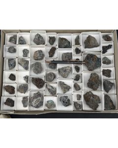 Ktenasite, Willemite, Spertiniite xls; Hettstedt, Harz, Germany; 1 flat; unique
