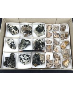 Aegirine xx; on matrix; Mt. Malosa, Zomba, Malawi; 1 unique flat (38)