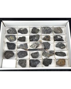 Silver minerals, Pyrargyrite xx, Dyscrasite, Argyrodite xx, Canfieldite xx; Colquechaca, Bolivia; 1 flat, unique