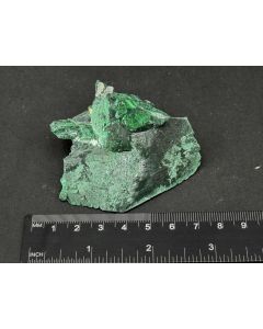 Malachite pseudom. after Azurite; Tsumeb Mine, Otavi Mountains, Namibia; Scab; unique piece
