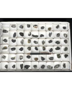 Silver minerals, pyrargyrite, dyscrasite, argyrodite, canfieldite xls; Colquechaca, Bolivia; 1 unique flat