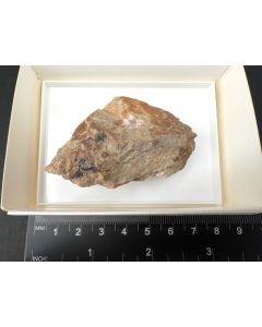 Aeschynite – (Y); Fredriksberg, Sweden; Scab; unique piece