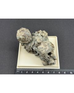 Allemontite; Dul 21, Pribram, Czech Republic; Scab; unique piece

