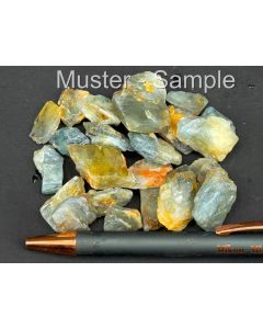 Barite; blue; Hartsel, CO, USA; 100 g