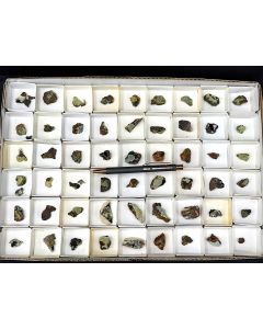 Beraunite, Laubmannite, Kidwellite, Rockbridgeite xls; York Mine, Arkansas, USA; 1 flat; unique 
