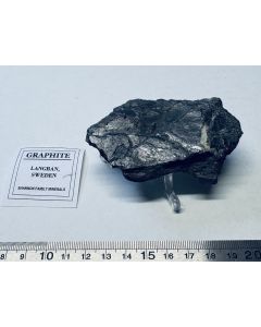 Graphite; Langban, Sweden; Scab.