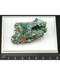 Azurite-Brochantite xls, Pseudomorph; Serpieri Mine, Laurion, Greece; Min; unique piece
