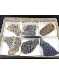 Grape Agate xls; Indonesia; larger pieces, 1 flat