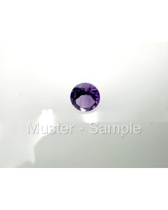 Amethyst faceted; 5 mm; Zambia; 1 piece
