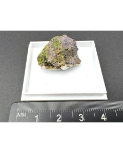 Duftite pseudom. after ?, Beudantite xls; Tsumeb Mine, Otavi Mountains, Namibia; Ilse Baer collection; TN; unique piece
