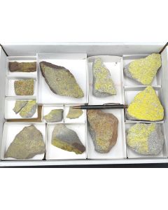 Phurcalite xls; UV-active; Posey Mine, UT, USA; 1 unique flat
