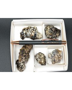 Coronadite xls; Silver Bill Mine, AZ, USA; 1 unique lot with 5 pieces
