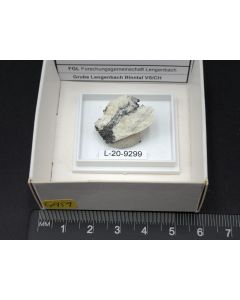 Marrite, Jordanite xls; Lengenbach Quarry, Binntal, Valais, Switzerland; TN; unique piece
