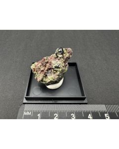 Olivenite xls; Tsumeb Mine, Otavi Mountains, Namibia; Ilse Baer collection; TN; unique piece
