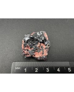 Hausmannite, Andradite xls; N'Chwaning II Mine, Kalahari Manganese Field, South Africa; Min; unique piece
