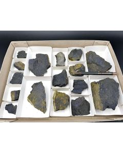 Corvusite, Coffinite, Montroseite; Pandora Mine, UT, USA; 1 unique flat