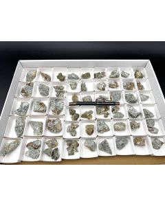 Scorodite xls, Schultenite xls; Gold Hill Mine, UT, USA; 1 unique flat
