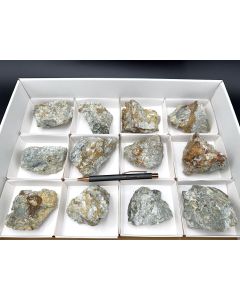 Scorodite xls, Schultenite xls; Gold Hill Mine, UT, USA; 1 unique flat
