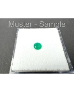 Agate; green; facetted; 4 x 2 mm; Brazil; 1 piece
