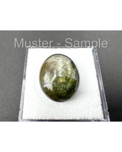 Sapphire; Black star; 4.5 x 4.5 x 3 mm; Malawi; 1 piece
