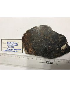 Uraninite - polished piece; Jugendschacht, Schneckenstein, Sachsen, Germany; Cab; unique piece
