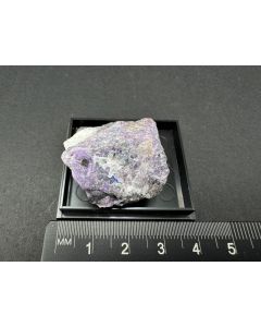 Effenbergerite xls in Sugilite; Wessels Mine, Kuruman, South Africa; Min; unique piece
