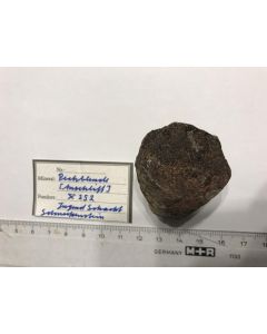 Uraninite - polished piece; Jugendschacht, Schneckenstein, Sachsen, Germany; Scab; unique piece