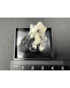 Anglesite, Galena xls; Tsumeb Mine, Otavi Mountains, Namibia; Ilse Baer collection; Min; unique piece
