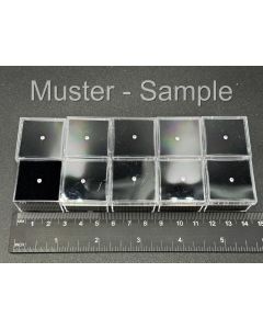 Topaz; small; white; faceted; 2.5 mm; Madagascar; 10 pieces