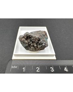 Clinochalcomenite xls on Krutaite; Mina El Dragon, Potosi, Bolivia; TN; unique piece

