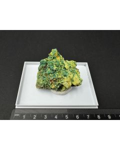 Osaizawaite xls, Philipsbornite xls; Grand View Mine, Grand Canyon, AZ, USA; Scab; unique piece
