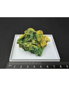 Osaizawaite xls, Philipsbornite xls; Grand View Mine, Grand Canyon, AZ, USA; Scab; unique piece
