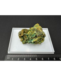 Osaizawaite xls, Philipsbornite xls; Grand View Mine, Grand Canyon, AZ, USA; Scab; unique piece
