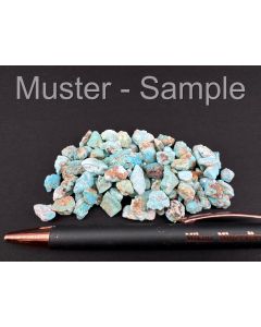 Turquoise; small pieces; Dilijan, Armenia; 50 g
