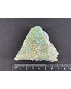 Schlossmacherite, Ceruleite; Taltal, Chile; Scab; unique piece
