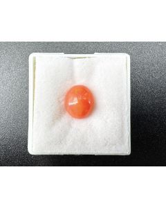 Fire opal; 1.78 ct.; 9.8 x 8.1 mm; Ethiopia; unique piece
