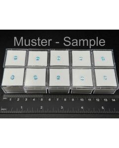 Topaz; "sky blue"; faceted; 6 x 4 mm; Brazil; 10 pieces