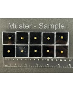 Citrine; faceted; 5 mm; Congo; 10 piece