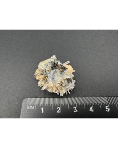 Tetrahedrite, Quartz xls; Boltout, Cavnik, Romania; Min; unique piece

