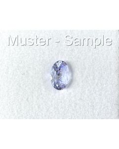 Tanzanite; faceted; 6 x 4 x 2 mm; Tanzania; 1 piece