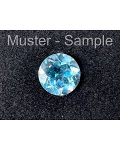 Topaz; swiss light blue; faceted; 7 x 5 mm; Brazil; 1 piece