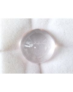 Rose Quartz, faceted; 12.9 ct.; 15 x 9 mm; Madagascar; unique piece