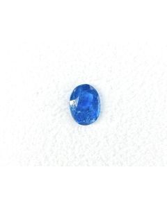 Haüyne; faceted; 0.4 ct.; 5 x 4 x 3 mm; Niedermendig, Eifel, BRD; unique piece