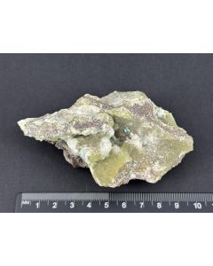 Smithsonite xls, Aurichalcite xls; 79 Mine, AZ, USA; Cab; unique piece
